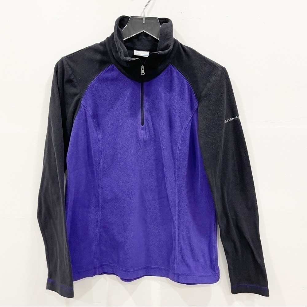 Columbia Quarter-Zip Long Sleeve Pullover Women M